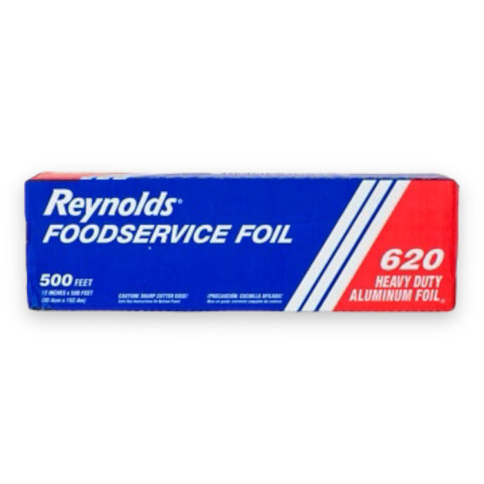 12" X 500" ROLL FOIL - HEAVY WEIGHT ROLL FOIL IN A CUTTER BOX 620