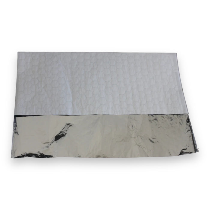 14"X16" PLAIN LAMINATED CUSHION FOLD SILVER FOIL LAMINATED TO PAPER - 1000CT