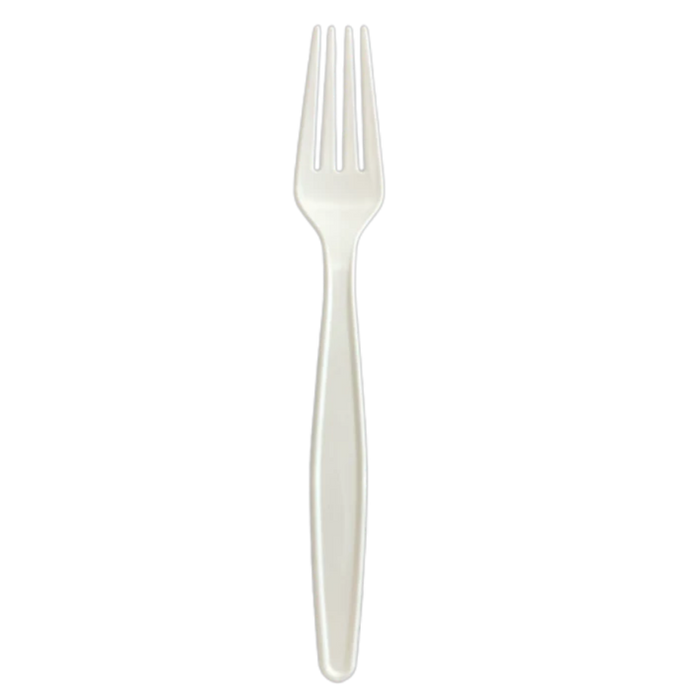 ECO BIODEGRADABLE PLANT STARCH HEAVY WEIGHT FORKS 1000CT