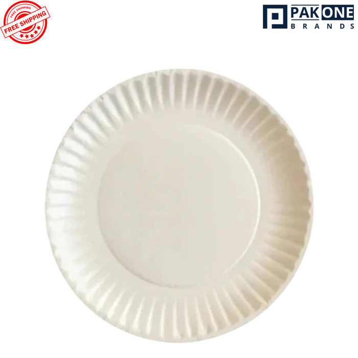 9" PAPER PLATE COATED WHITE 1000CT