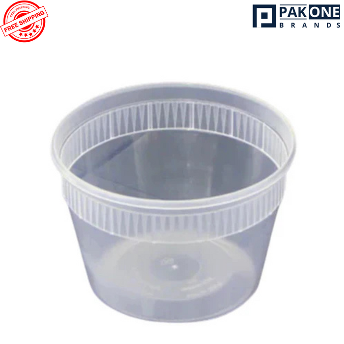 16 OZ DELI CONTAINERS POLYPROPYLENE 240CT COMBO PACK