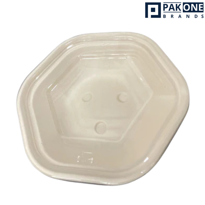 38 OZ HEXAGON BAGASSE BOWL 400CT