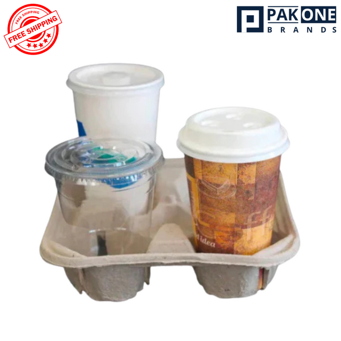 4 CUP CARRIER FIBER/PULP 300CT