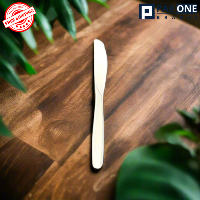 ECO BIODEGRADABLE PLANT STARCH HEAVY WEIGHT KNIVES 1000CT