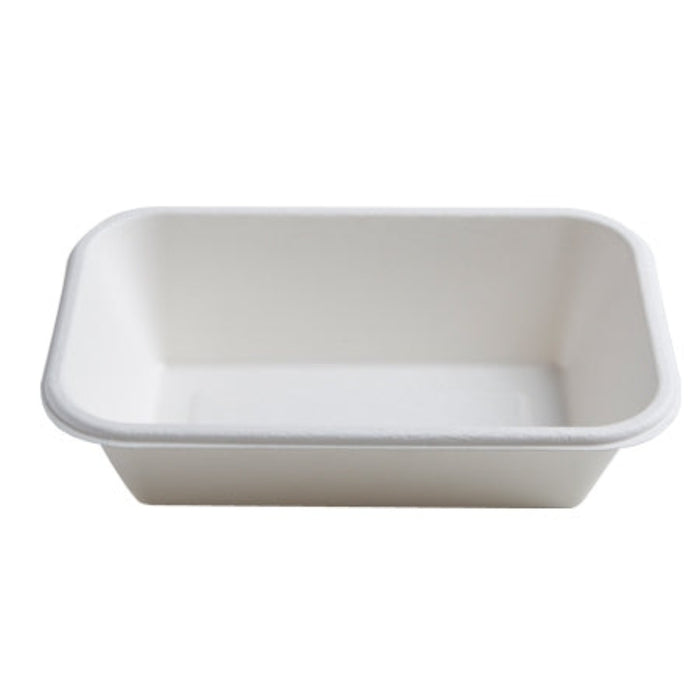8.5" X 5.5" 32 OZ. ECO COMPOSTABLE RECTANGULAR BOWL -300CT