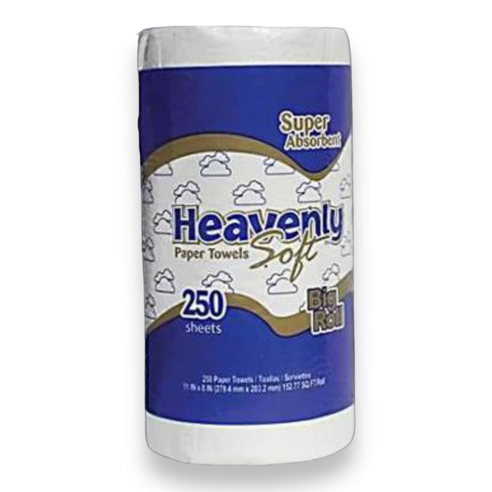 HEAVENLY SOFT KITCHEN ROLL TOWEL 11" X 8" 2 PLY 250 SHEETS