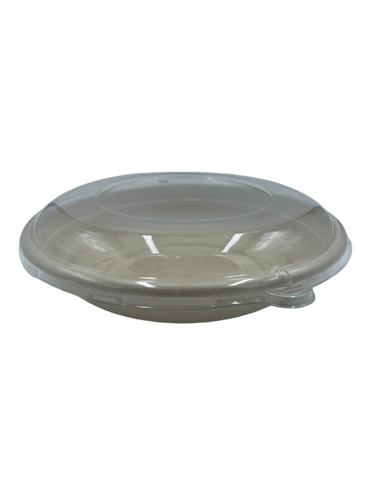 RPET DOME BOWL LIDS FOR 24-48 OZ BAMBOO BOWLS 400CT