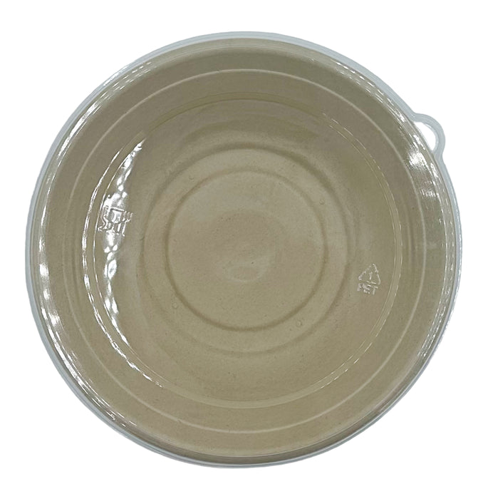 RPET DOME BOWL LIDS FOR 32-48 OZ BAMBOO BOWLS 400CT