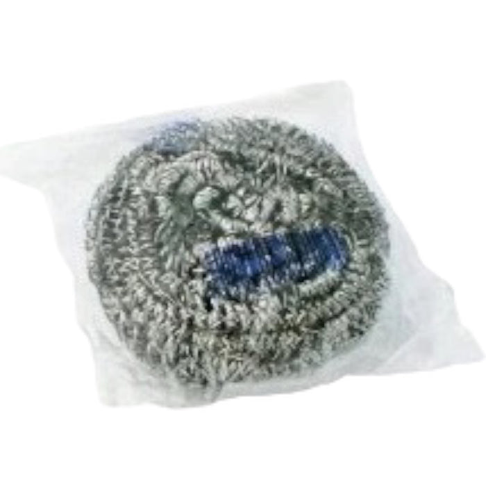 50 GRAM STAINLESS STEEL SPONGES INDIVIDUALLY WRAPPED 12CT