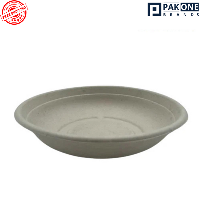 24 OZ ECO BIODEGRADABLE COMPOSTABLE BAMBOO PULP BOWLS 500CT