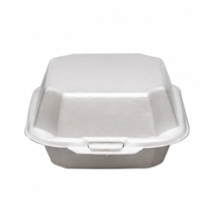 5.125" x 5" x 2.5", 1 compartment, White, Non-Vented, Foam, 4/125/500, Regal/Plain, FS