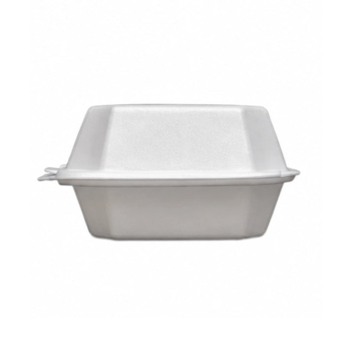 5.125" x 5" x 2.5", 1 compartment, White, Non-Vented, Foam, 4/125/500, Regal/Plain, FS