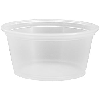2 OZ CLEAR PLASTIC SOUFFLE CUPS 2500CT